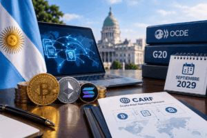 Argentina compartirá información fiscal sobre bitcoin y criptomonedas desde 2029