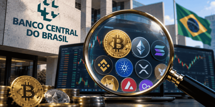 Imagen que simboliza la vigilancia del Banco Central de Brasil sobre la industria de las criptomonedas.
