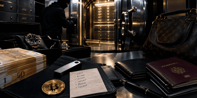 El hallazgo revela que las criptomonedas son solo una pieza de una estrategia criminal que todavía depende del dinero en efectivo. Fuente: Imagen creada con IA / CriptoNoticias