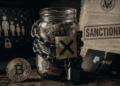 Imagen que representa el dinero fíat bloqueado y bitcoin libre.