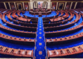 Fotografía del recinto de debates de la Cámara de Representantes de Estados Unidos.