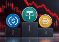 Las principales stablecoins en el terreno de ganadores, pese a caída del mercado.