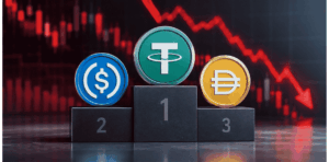 Las principales stablecoins en el terreno de ganadores, pese a caída del mercado.