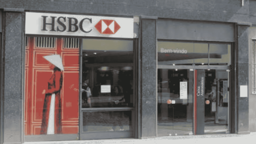 Fachada de local de HSBC en Brasil.