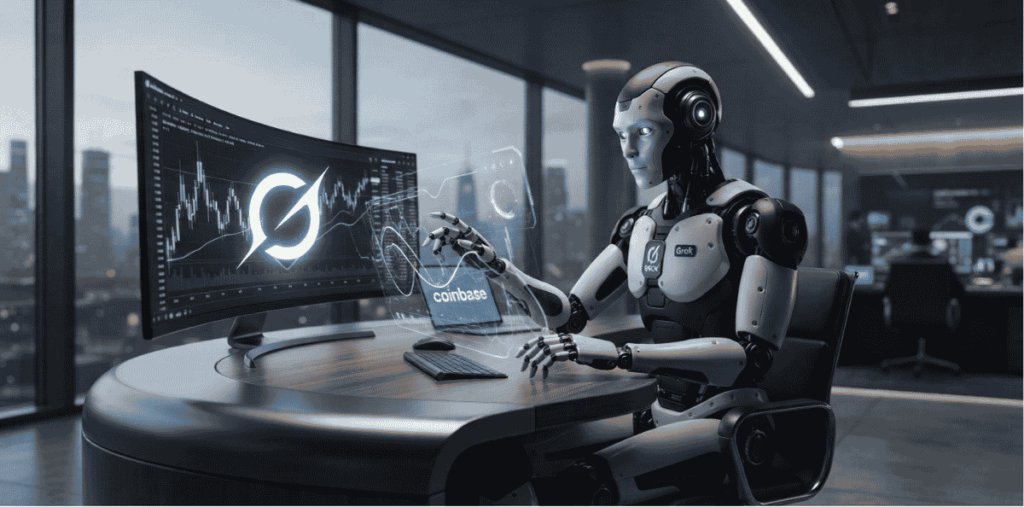 Una IA de Grok haciendo trading.