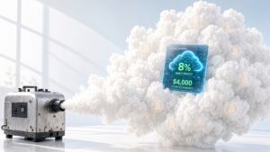 Máquina de humo vendida como minería en la nube