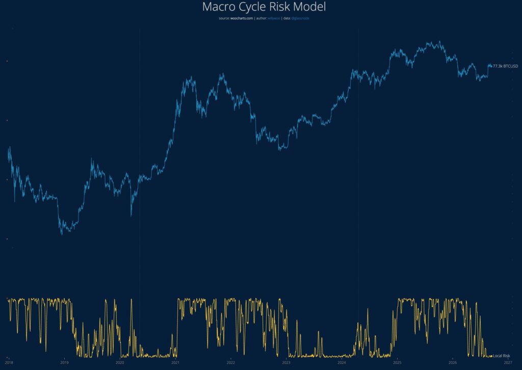 Actualización del Macro Cycle Risk Model, de Willy Woo.