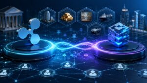 Ecosistema de Ripple conectando activos del mundo real como bienes raíces, oro, arte, y finanzas.