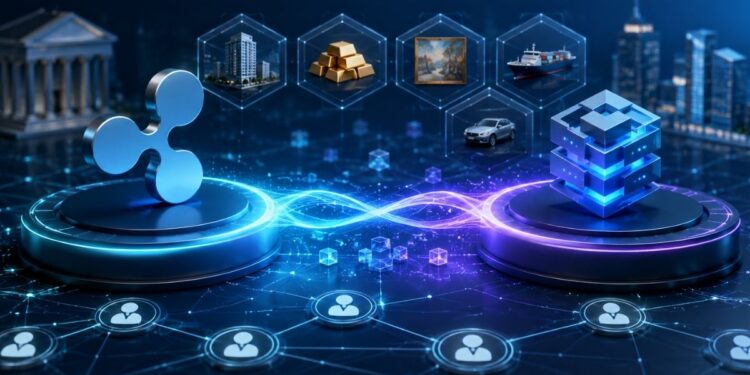 Ecosistema de Ripple conectando activos del mundo real como bienes raíces, oro, arte, y finanzas.