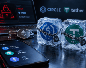 Circle y Tether congelan fondos robados tras el hackeo de Bitget