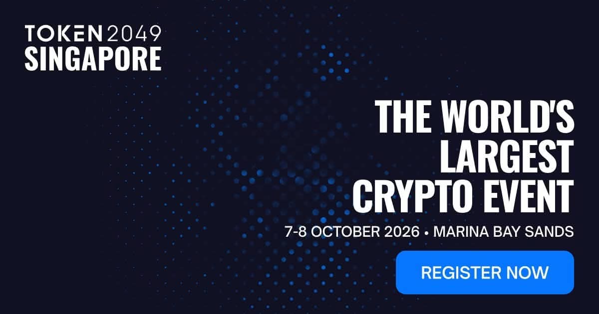 TOKEN2049 Singapore 2026 — arte oficial (token2049.com)