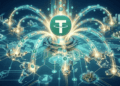 Imagen que simboliza el envío de USDT por parte de Tether hacia diversos países.