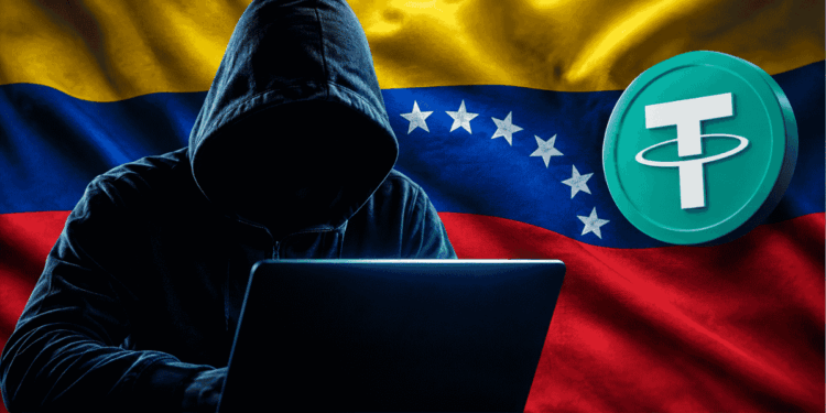 Bandera de Venezuela, delicuente, logo de tether.