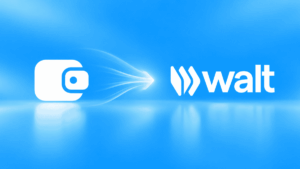 Imagen conceptual que simboliza la trancisión de nombre y logo entre Wallet y Walt.