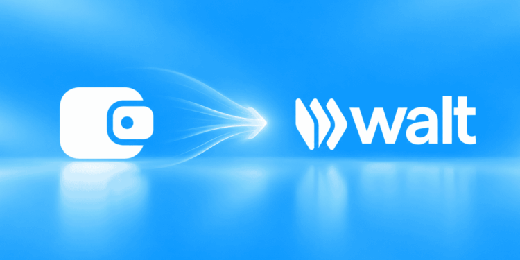 Imagen conceptual que simboliza la trancisión de nombre y logo entre Wallet y Walt.