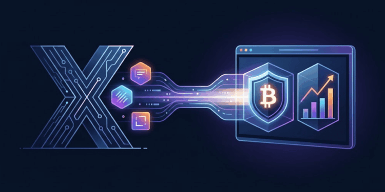 Imagen que simboliza la redirección de usuarios desde X hacia exchanges para trading.