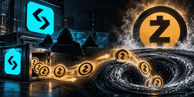 Imagen que simboliza que Atacantes de Bitget llevan los ZEC robados hacia un pool de privacidad.