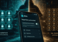 Pantalla de un teléfono inteligente que muestra el menú de configuración de seguridad y autenticación de dos factores (2FA) en una aplicación de criptomonedas.