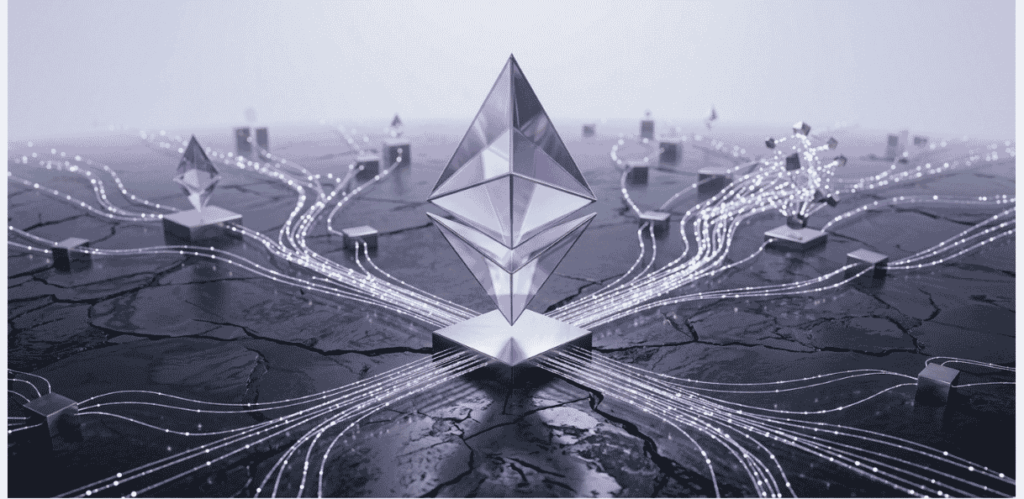 Logo de Ethereum.