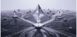 Logo de Ethereum.