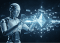 Un robot gestionando la blockchain de Ethereum.
