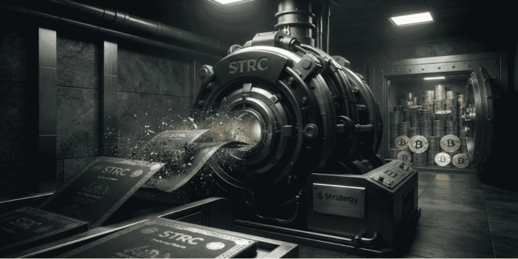 Máquina quemando fondos para STRC.