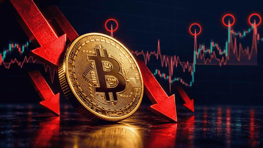 Cae el precio de bitcoin por una masiva toma de ganancias.
