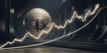 Gráfico que representa la curva de la ley de potencia en BTC.