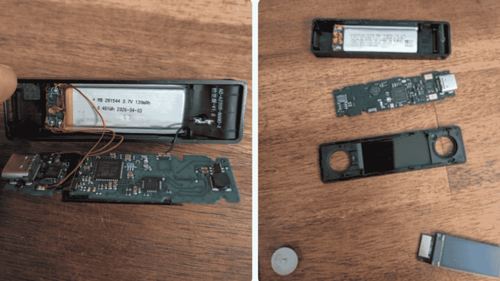 Imagen del dispositivo Ledger comprometido.