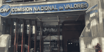 Edificio de la Comisión Nacional de Valores en Argentina.