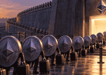 Imagen que simboliza la fila de salida del staking de ETH.