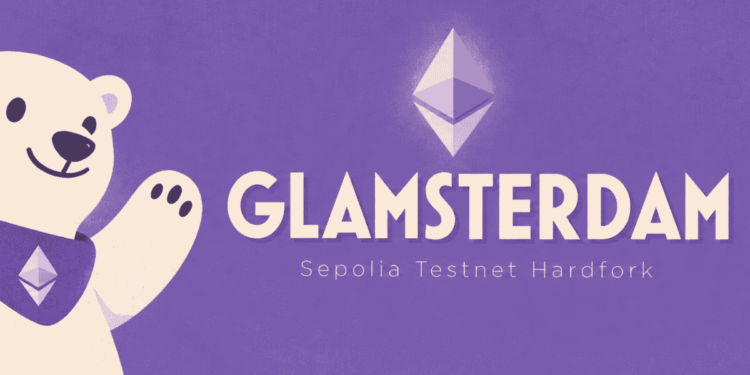 Banner representativo de la actualización Glamsterdam de Ethereum.