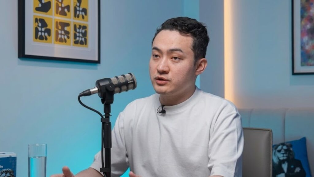 Fotografía de Justin Sun, el fundador de Tron.