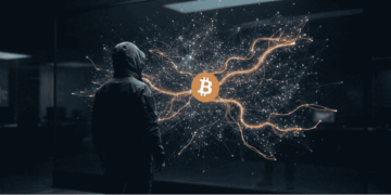 Un hacker visualizando la red de Lightning.