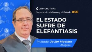 Portada de Separando el Dinero y el Estado con Javier Maestre.