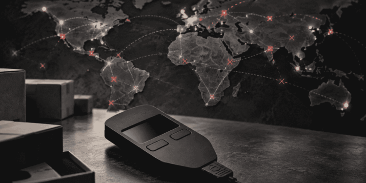 Imagen conceptual que representa la idea de que Trezor recorta el número de revendedores oficiales.