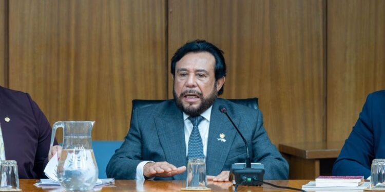 Fotografia del vicepresidente de El Salvador, Félix Ulloa.